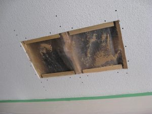 kitchen ceiling hole