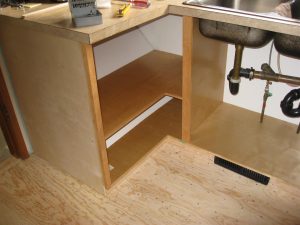 kitchen cabinet test fit