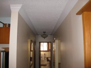 hallway crown moulding